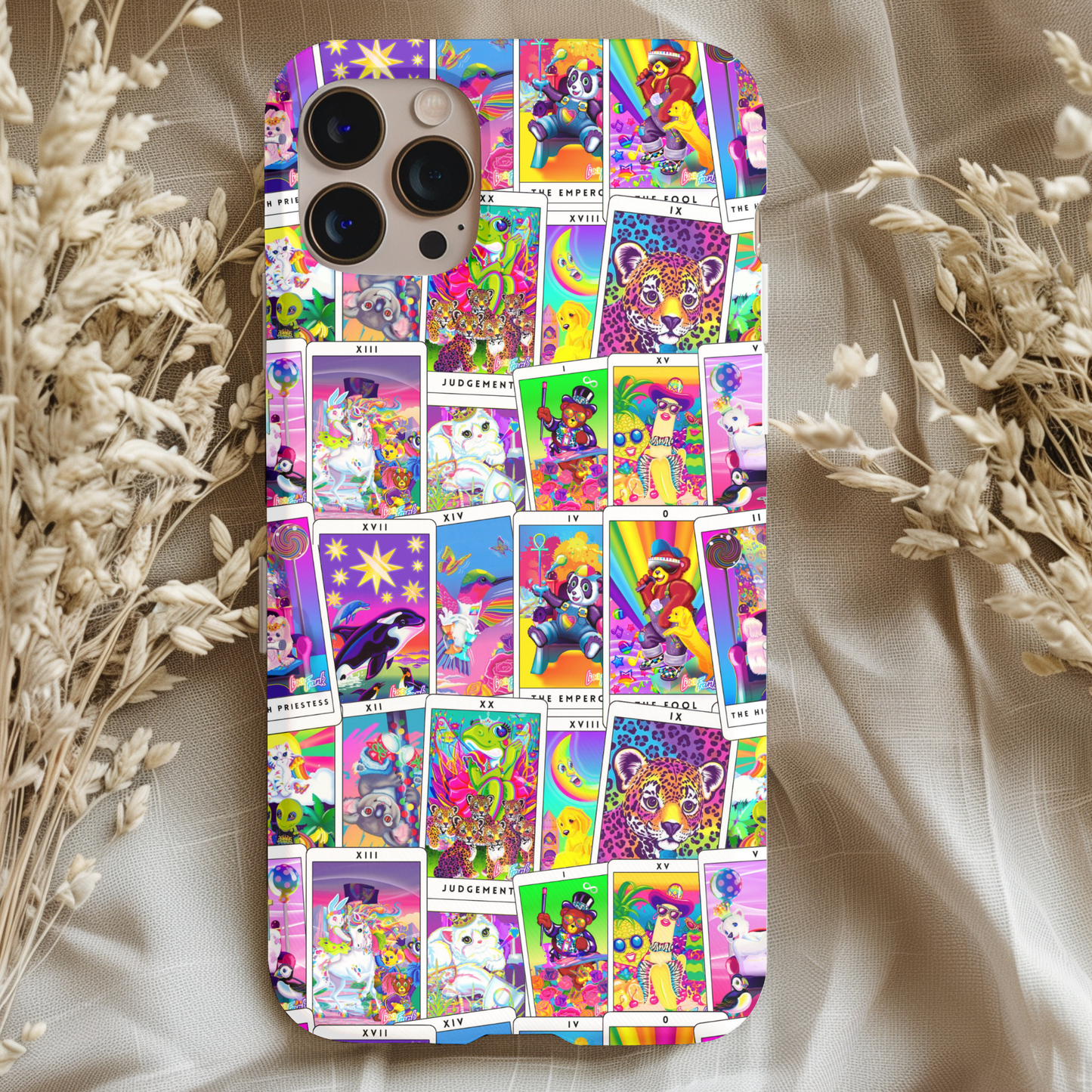 Nostalgic Lisa Frank Tarot Cards Phone Case