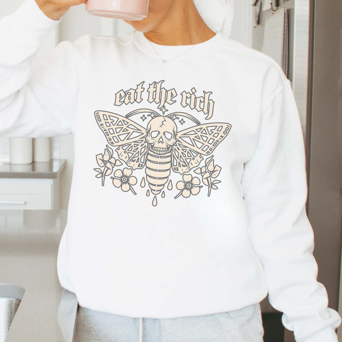 Eat The Rich Comfort Colors® Shirt Sweatshirt