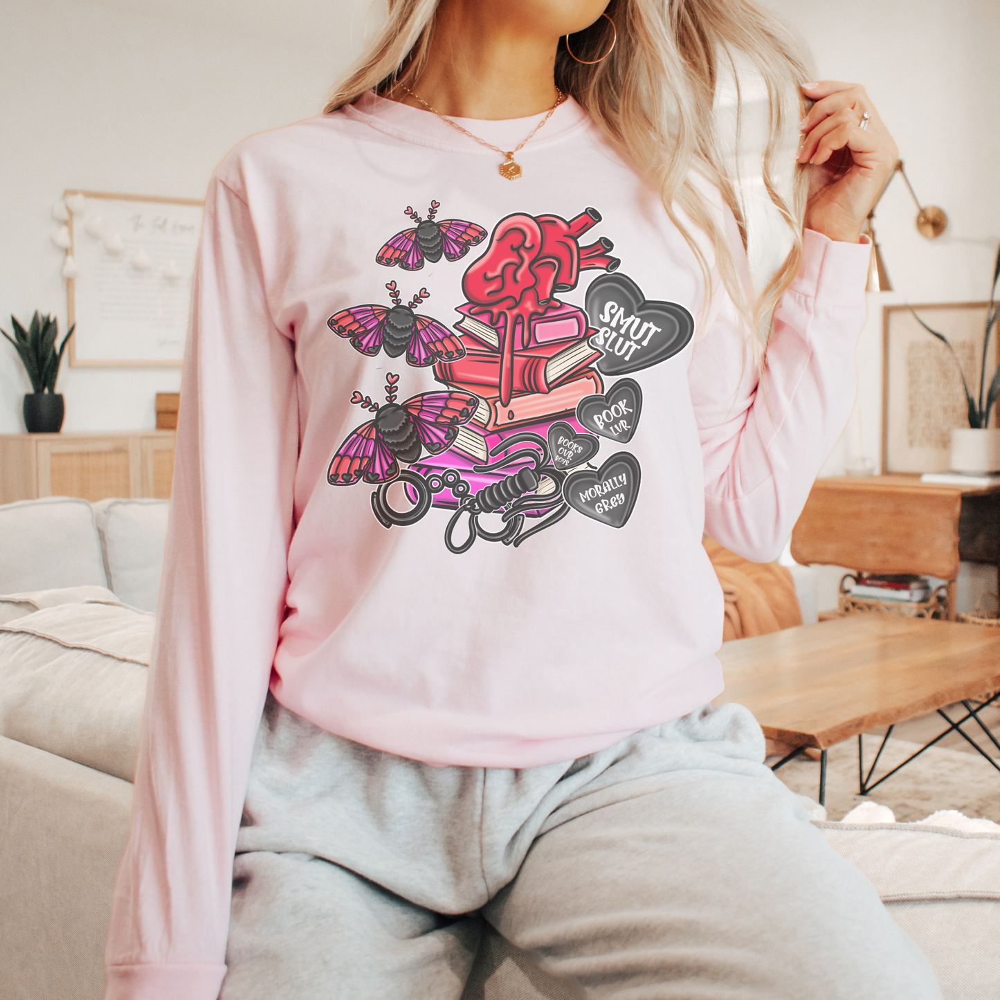 Bookish Smut Slut Comfort Colors® Shirt Sweatshirt
