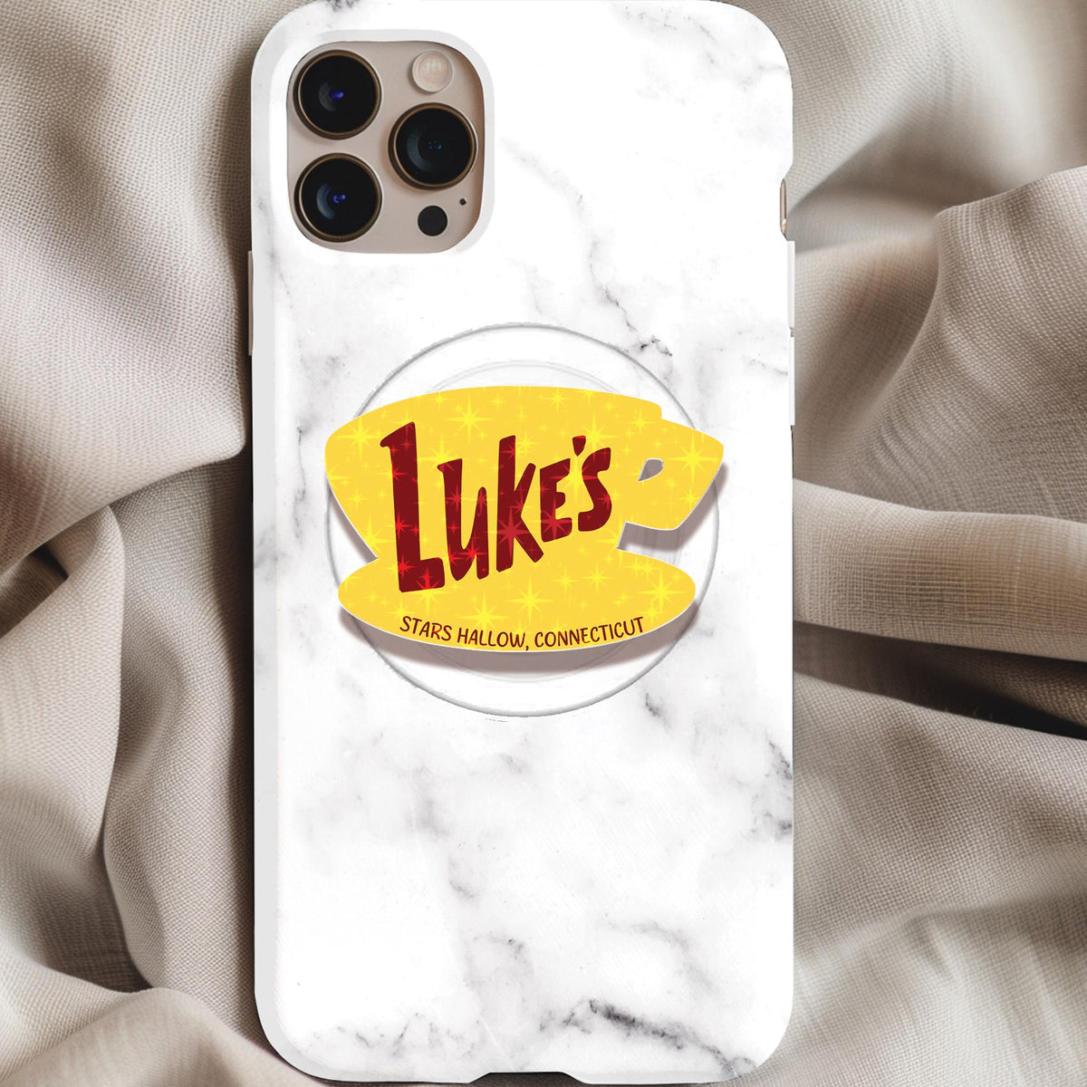 Luke's Diner Gilmore Girls Holographic MagSafe Kindle Phone Grip