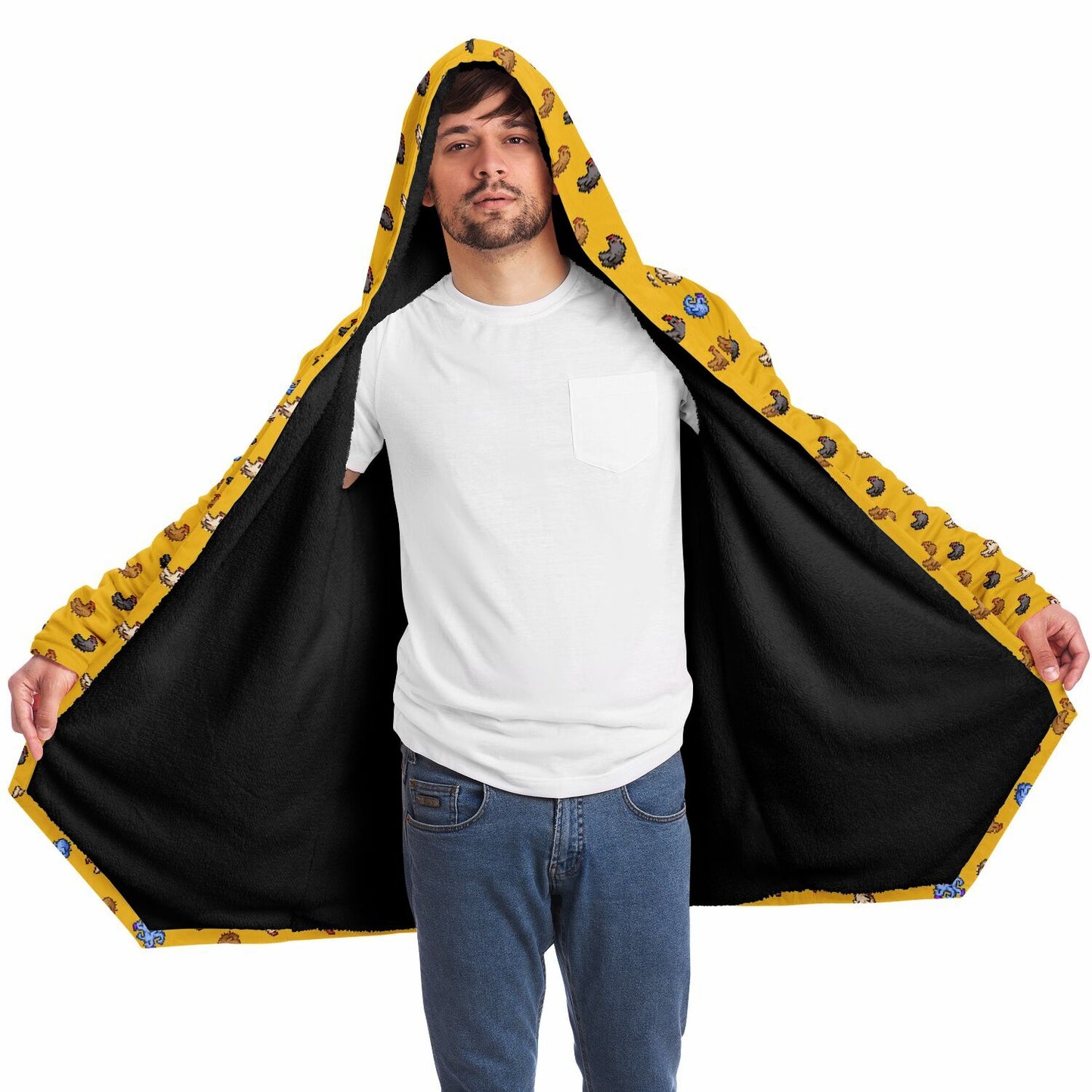 Stardew Valley Chicks Fleece Lined Hooded Cloak