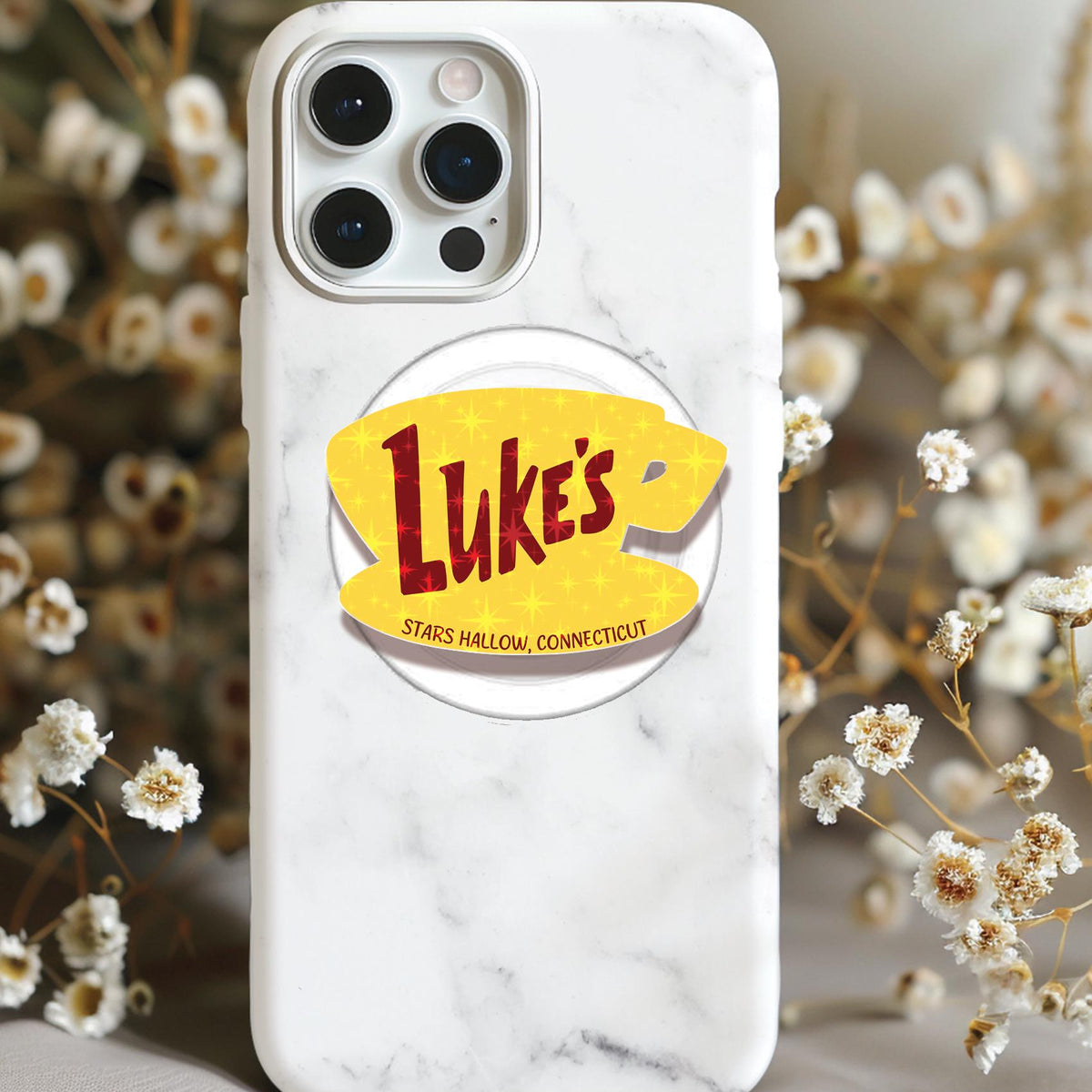 Luke's Diner Gilmore Girls Holographic MagSafe Kindle Phone Grip