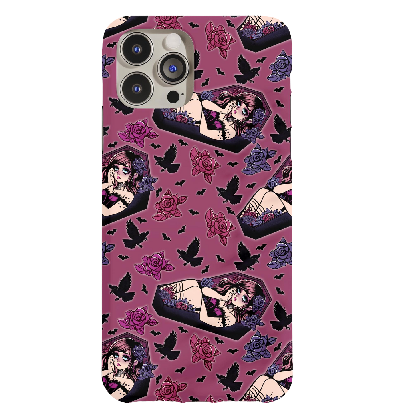 Goth Sad Girl Coffin Phone Case Seemingly Obsessed Goth Sad Girl Coffin Phone Case Seemingly Obsessed