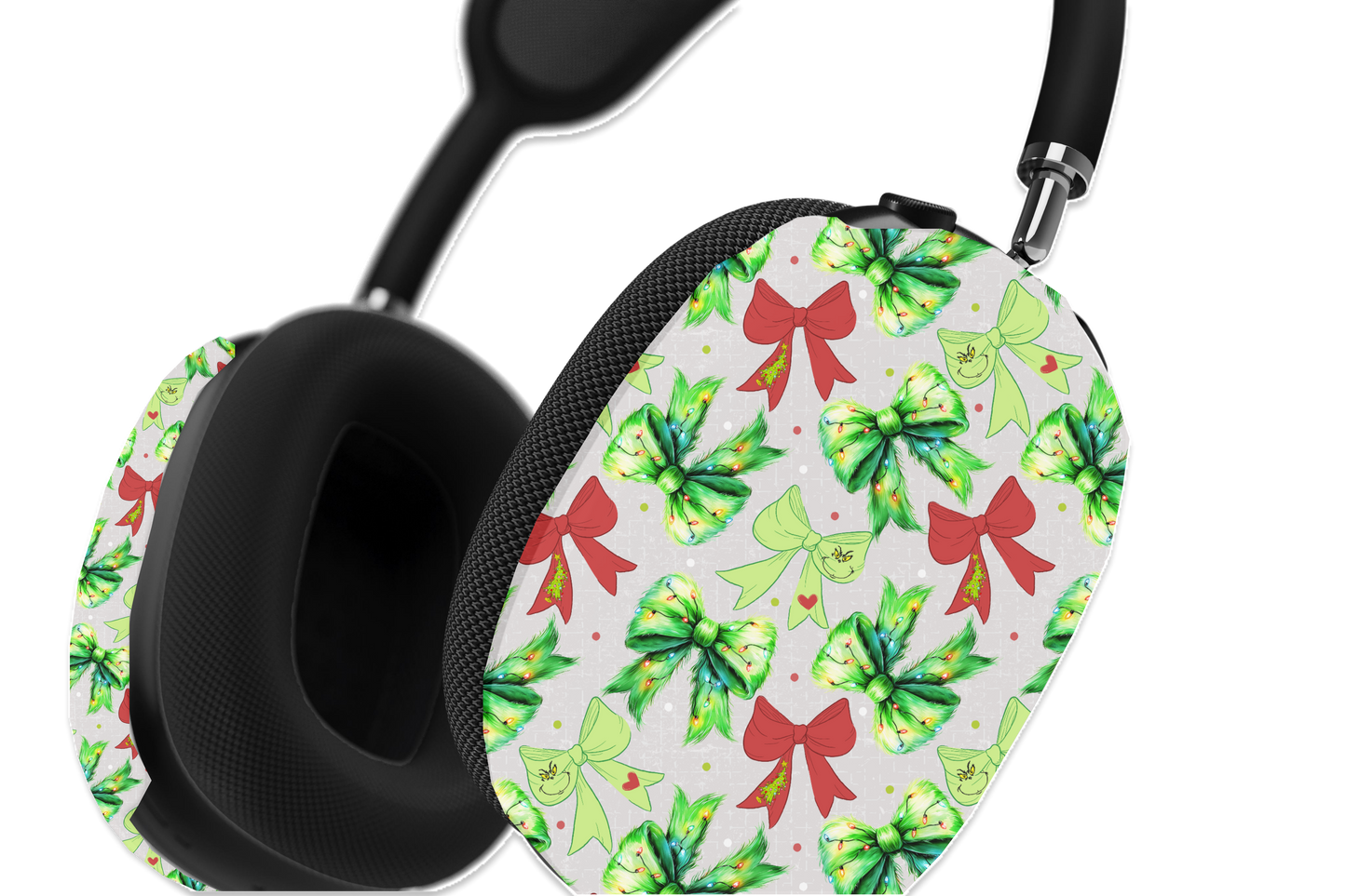 Coquette Grinch Bows AirPods Max Case