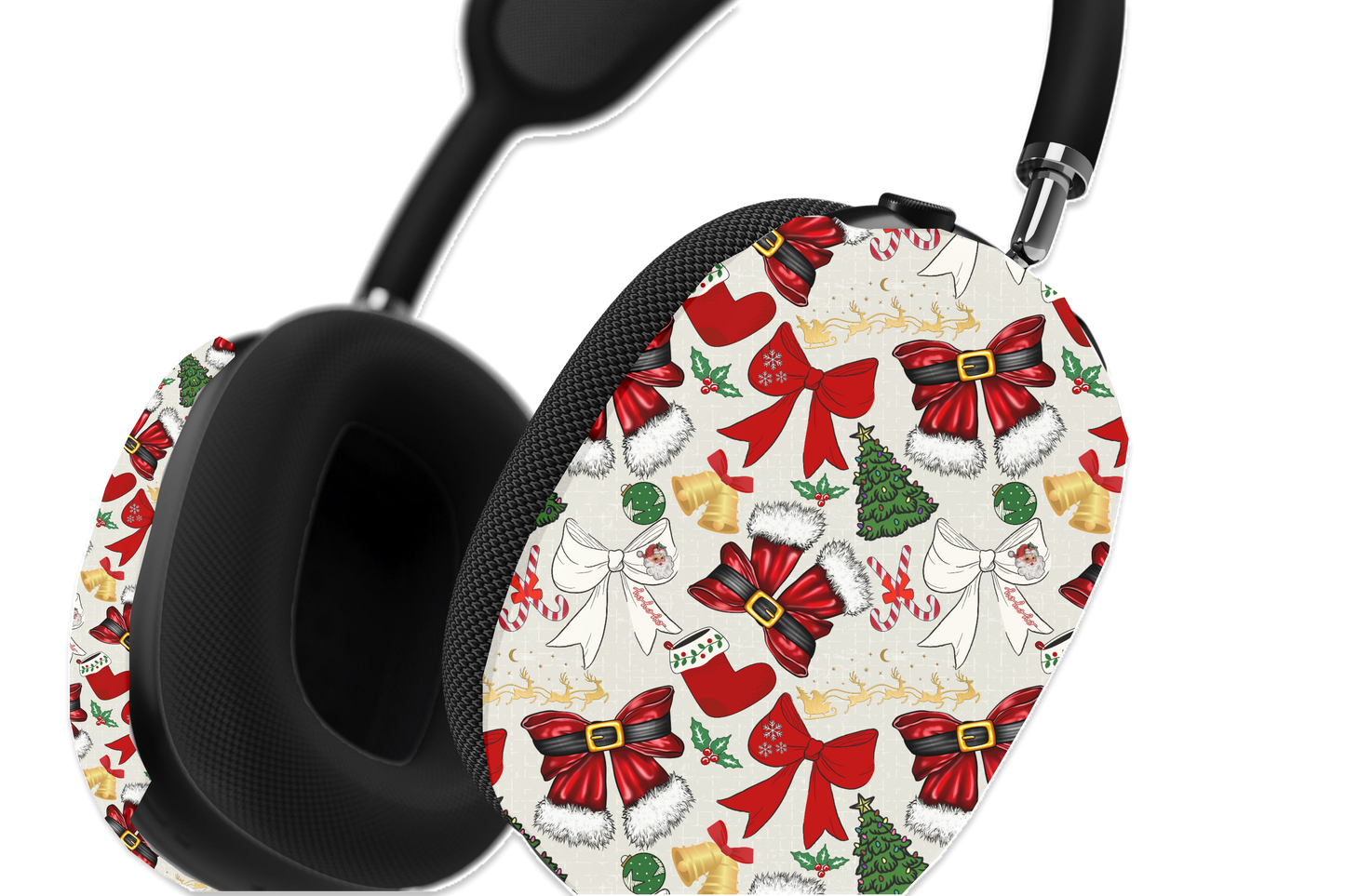 Coquette Santa Claus Bows AirPods Max Case