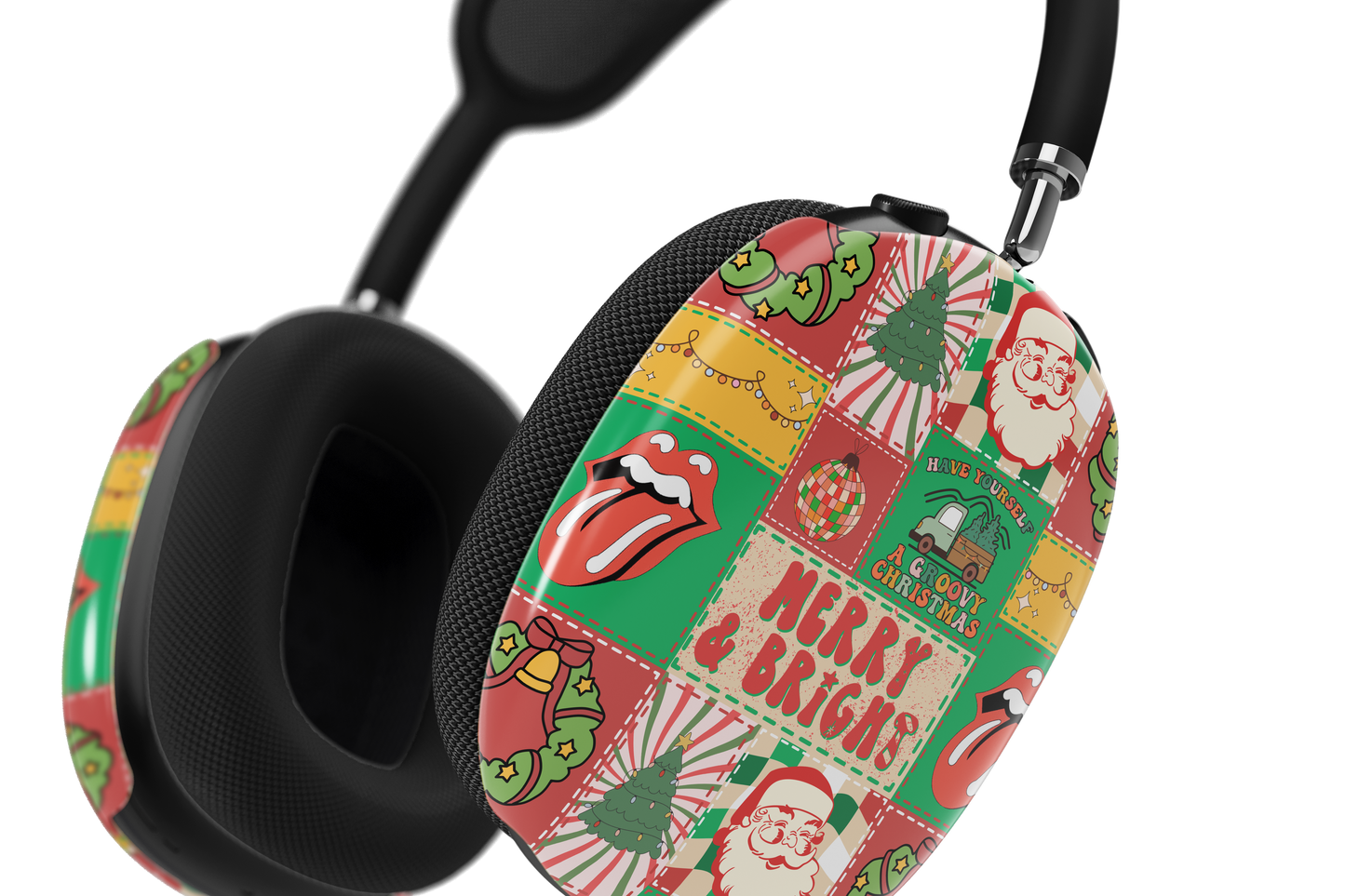 Groovy Christmas Airpods Max Case