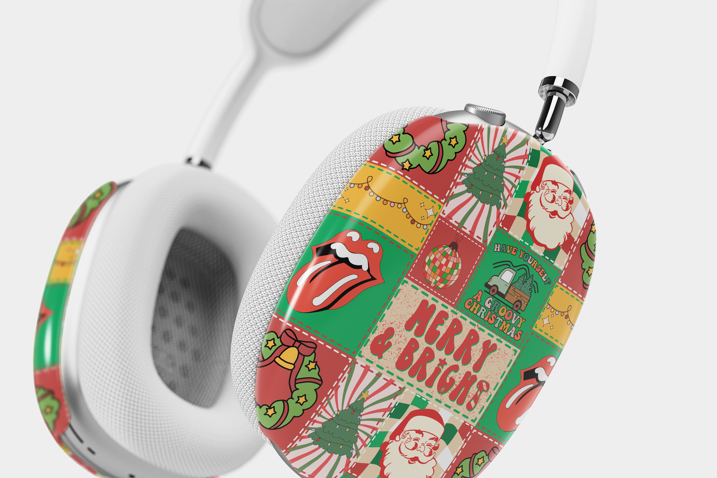 Groovy Christmas Airpods Max Case
