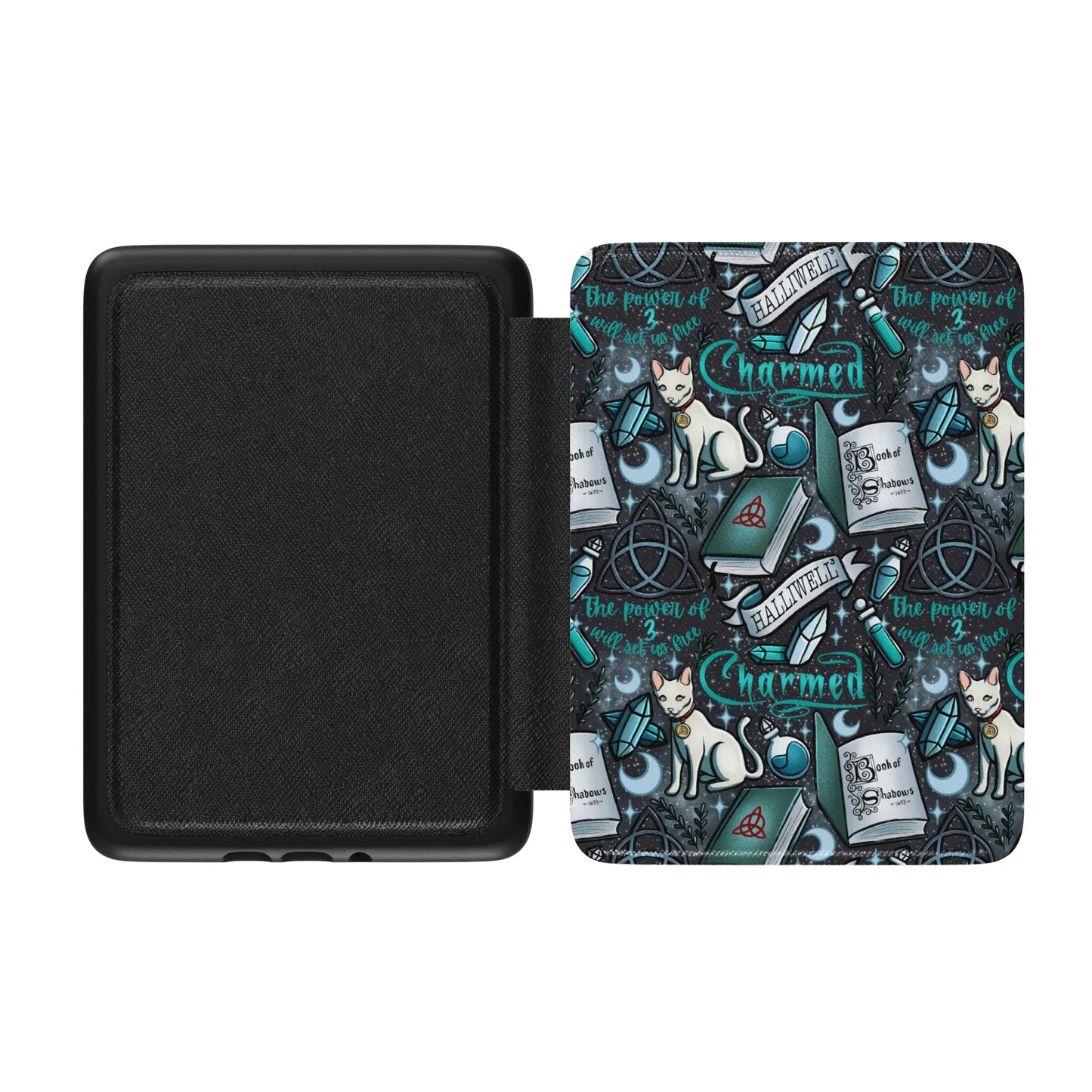 Charmed Sisters Three Leather Kindle Case with Hand Strap