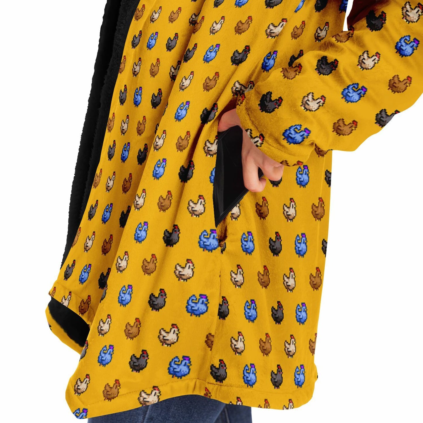 Stardew Valley Chicks Fleece Lined Hooded Cloak