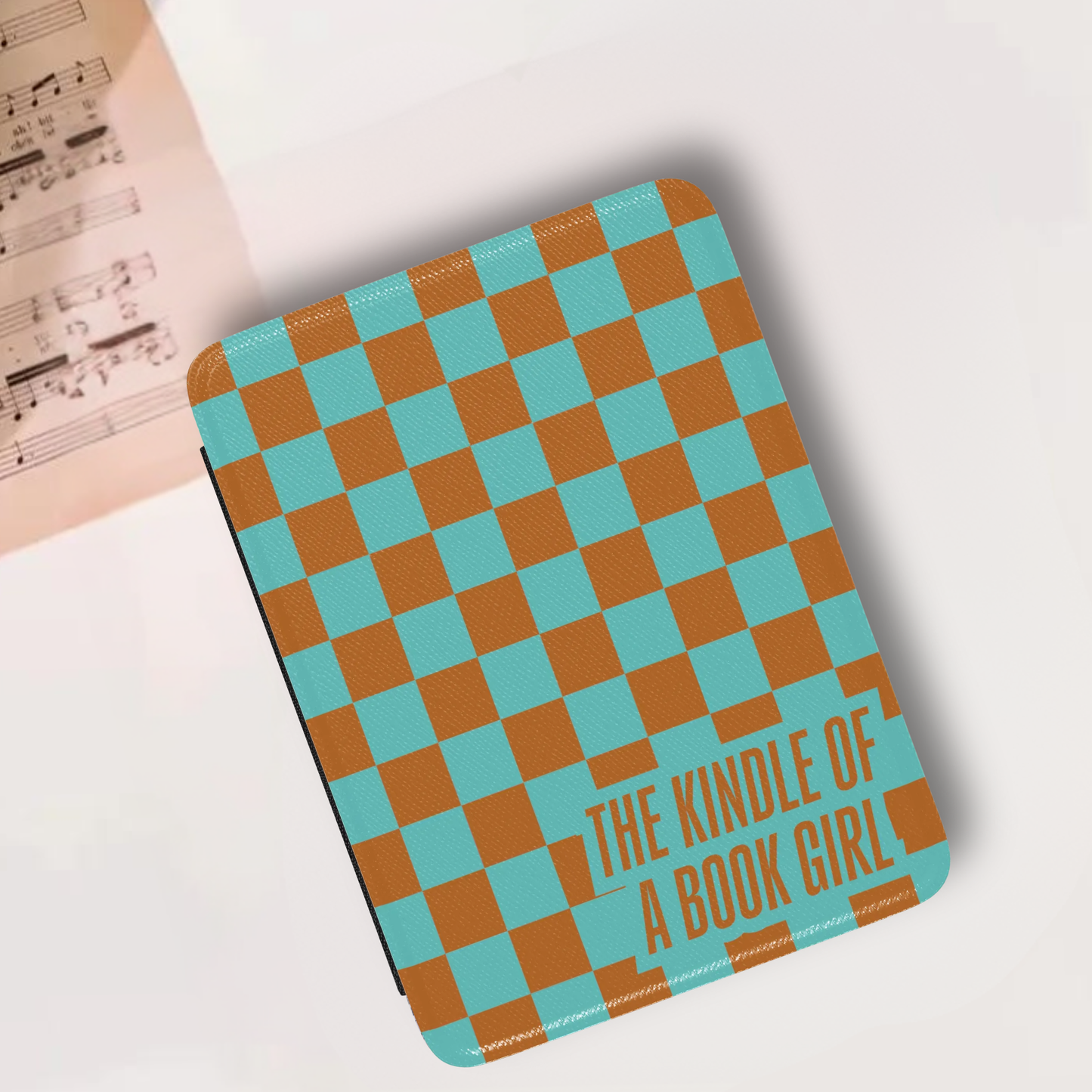 The Kindle of a Book Girl Swiftie Leather Kindle Case with Hand Strap