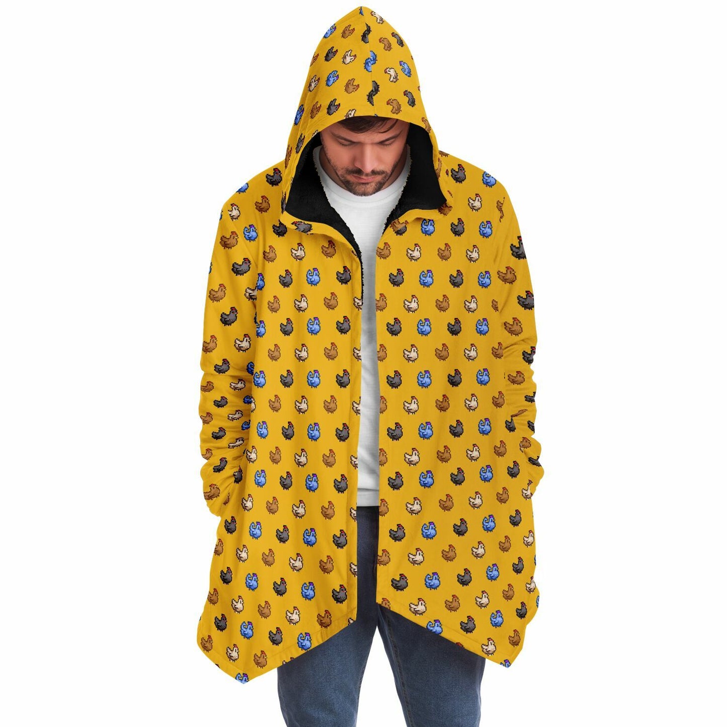 Stardew Valley Chicks Fleece Lined Hooded Cloak