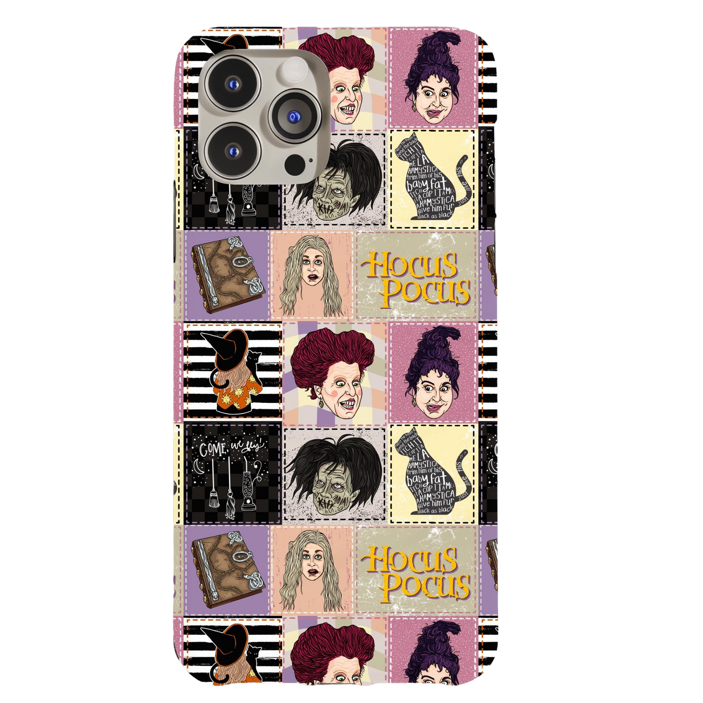 a phone case with a pattern of women's faces