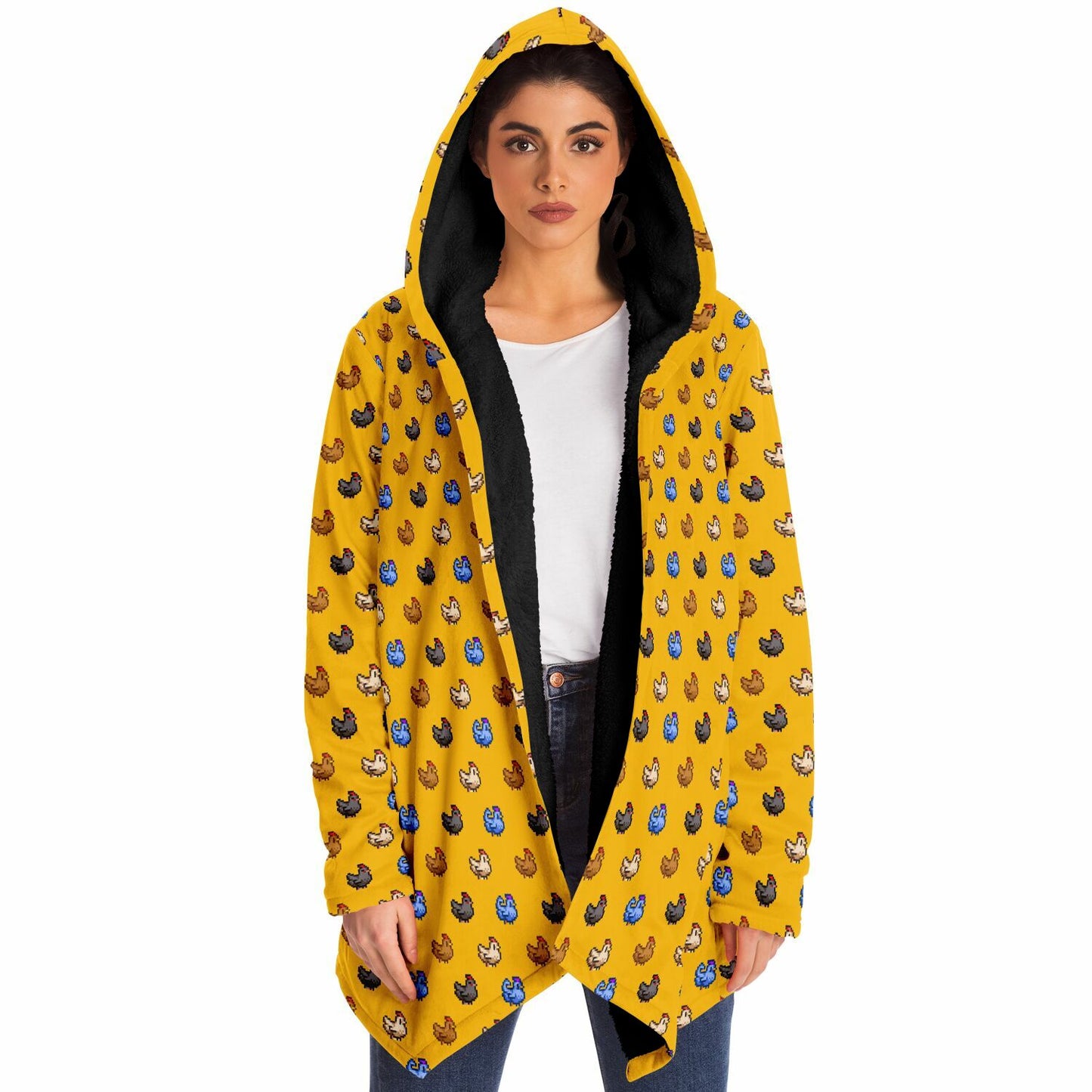 Stardew Valley Chicks Fleece Lined Hooded Cloak