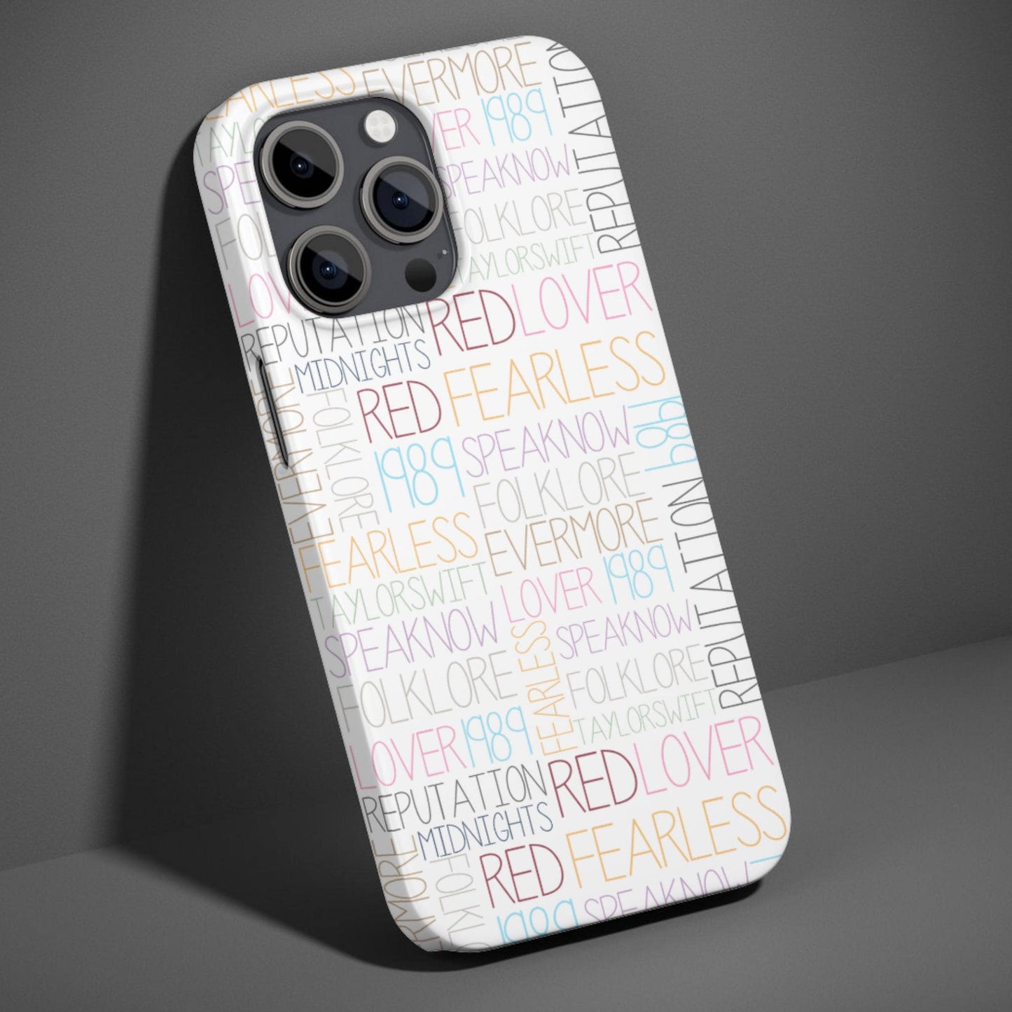 Taylor Swift Eras Words Phone Case