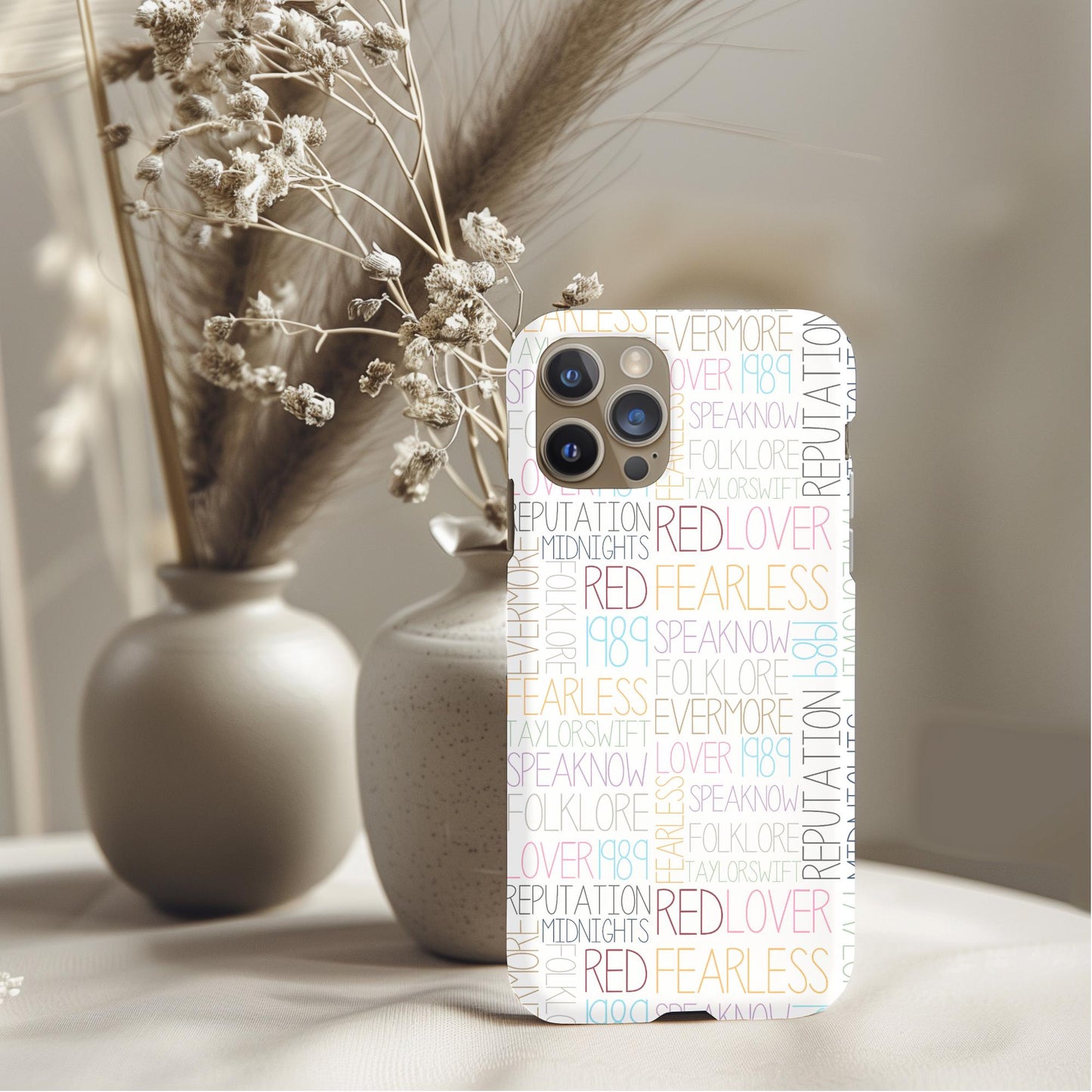 Taylor Swift Eras Words Phone Case