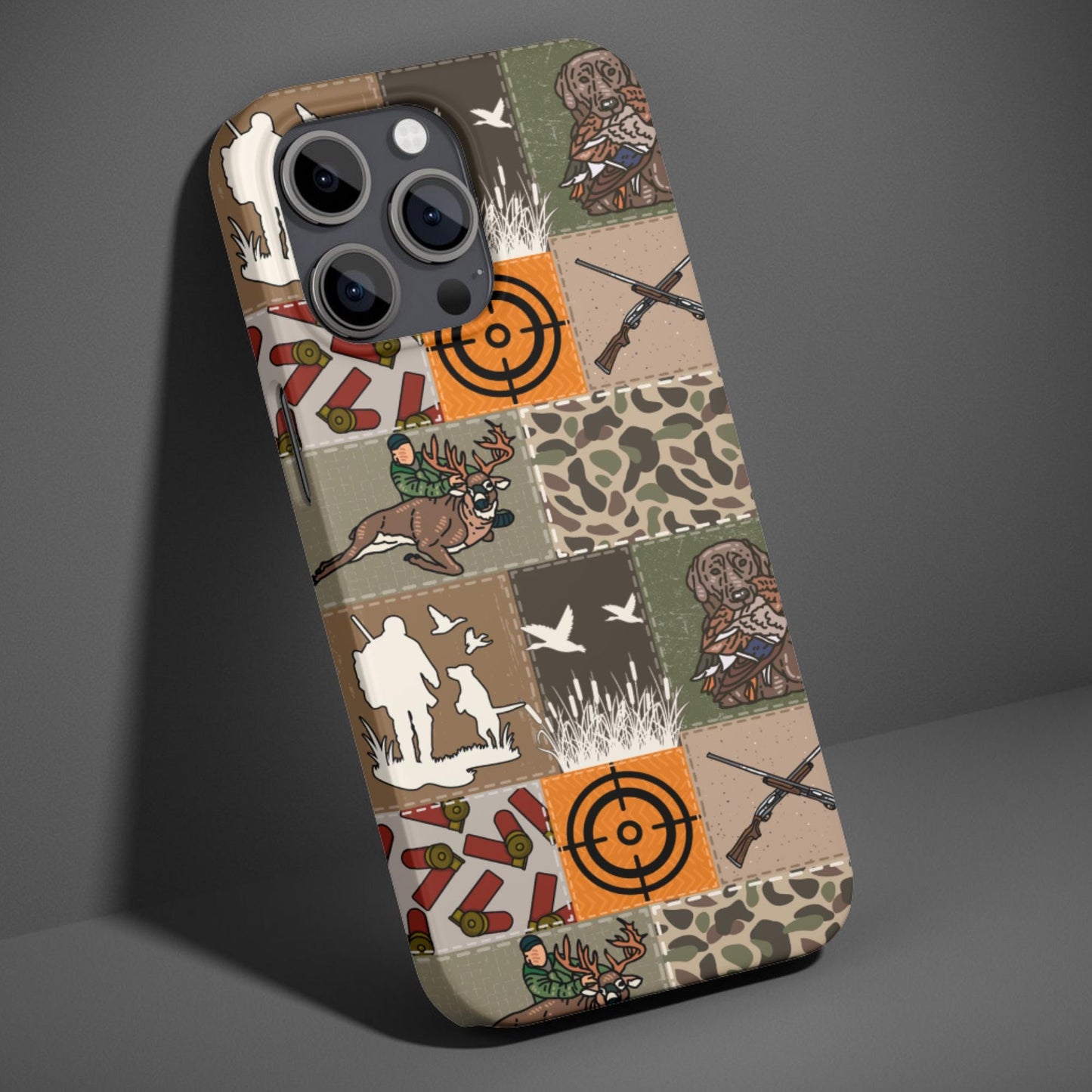 Hunting Season Patchwork Phone Case