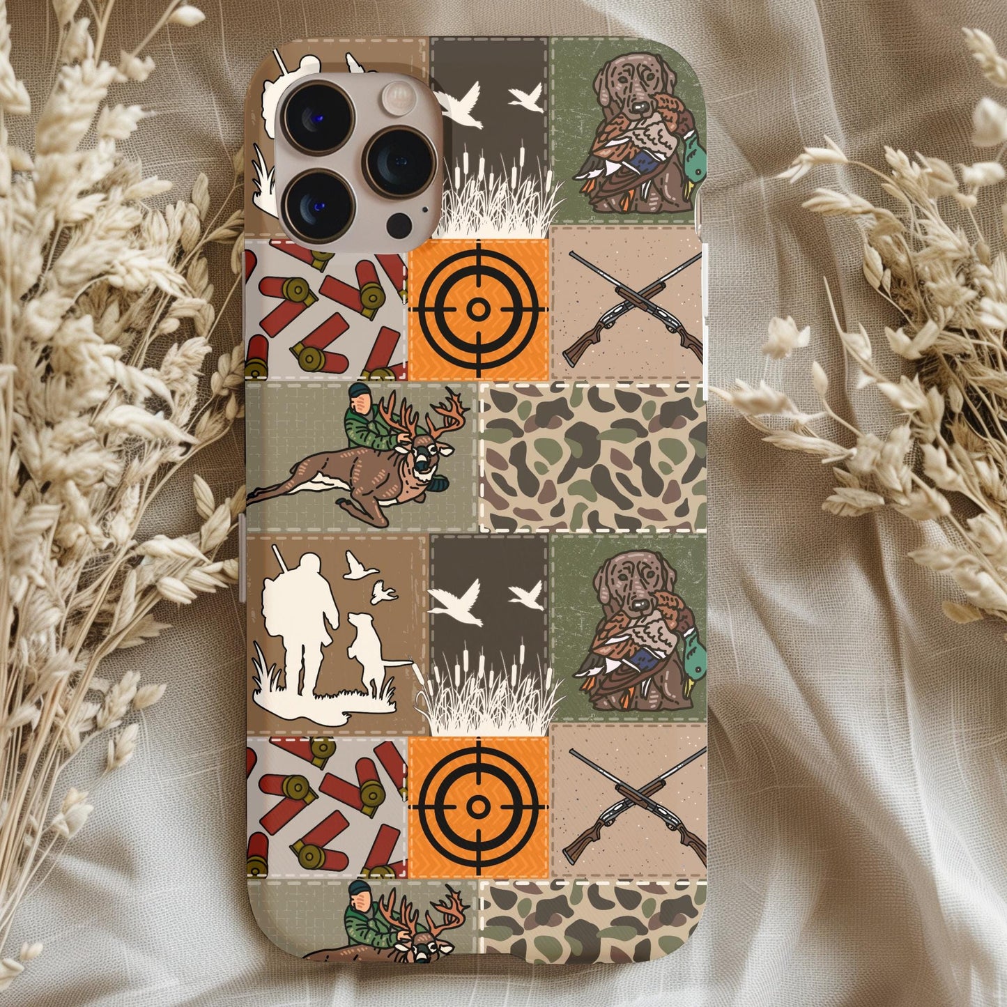 Hunting Season Patchwork Phone Case
