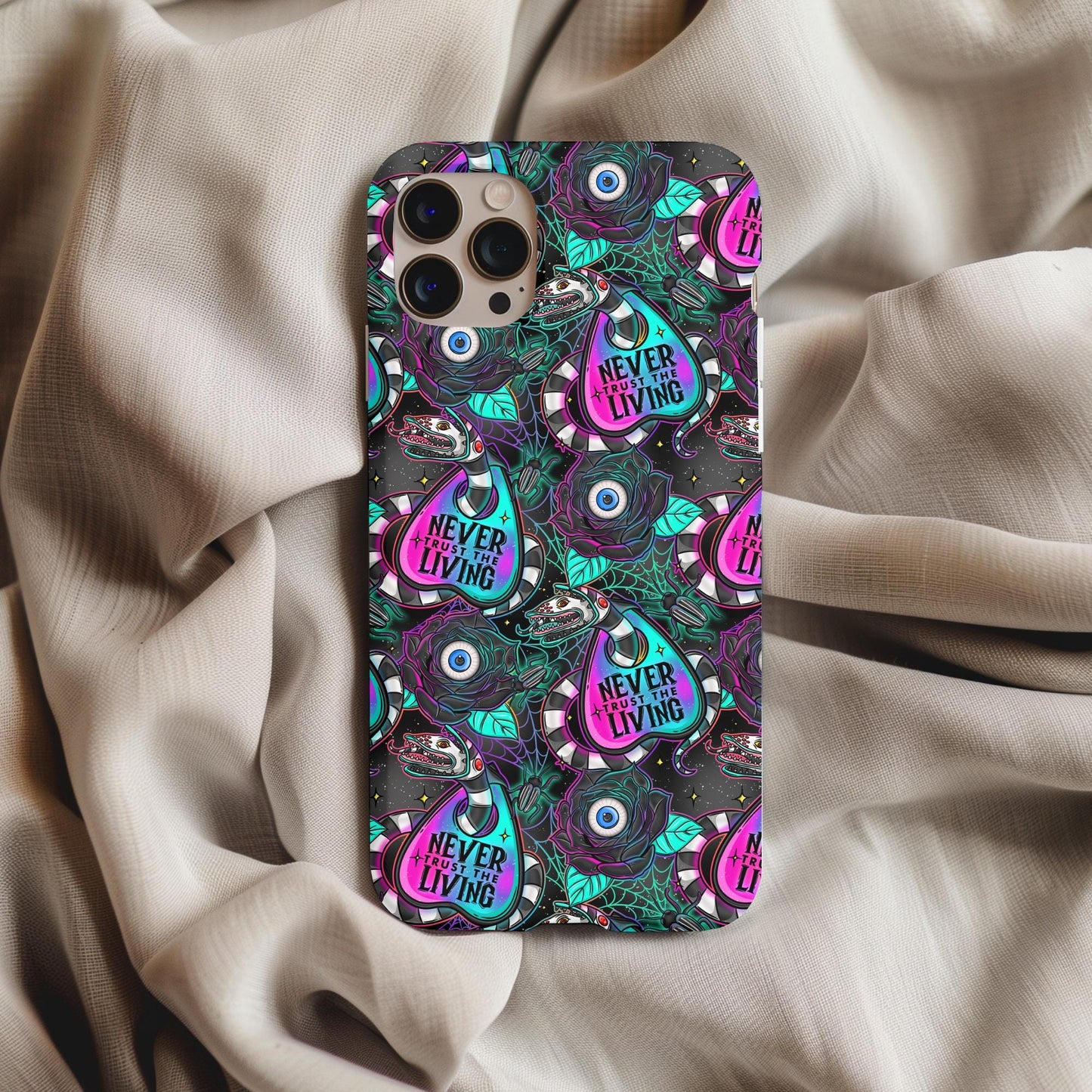 Beetlejuice Sandworm Planchette Phone Case