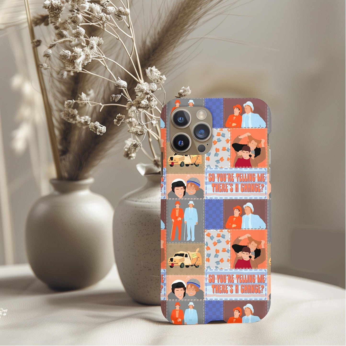 Dumb and Dumber Patchwork Phone Case
