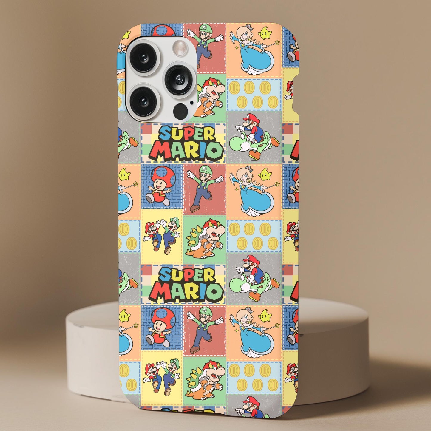 Super Mario Patchwork Phone Case
