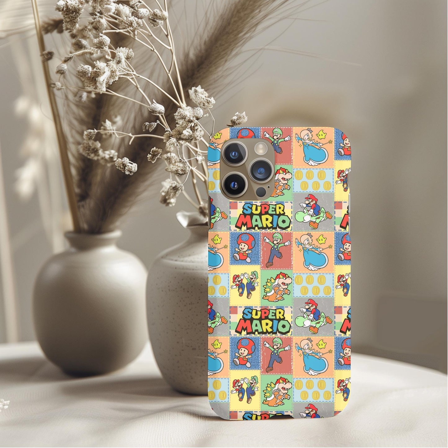 Super Mario Patchwork Phone Case