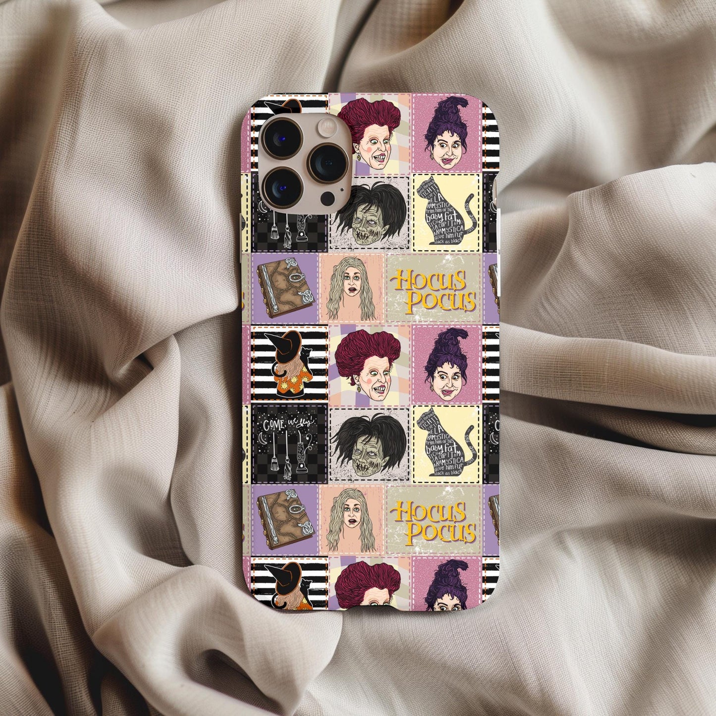 Hocus Pocus Patchwork Phone Case