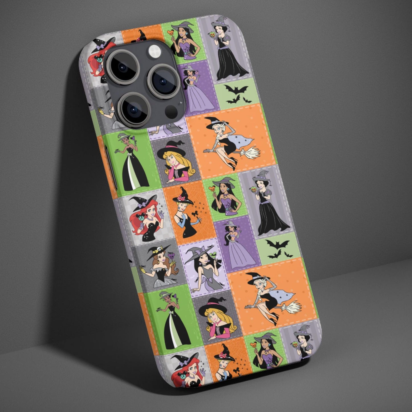 Spooky Princesses Patchwork Phone Case