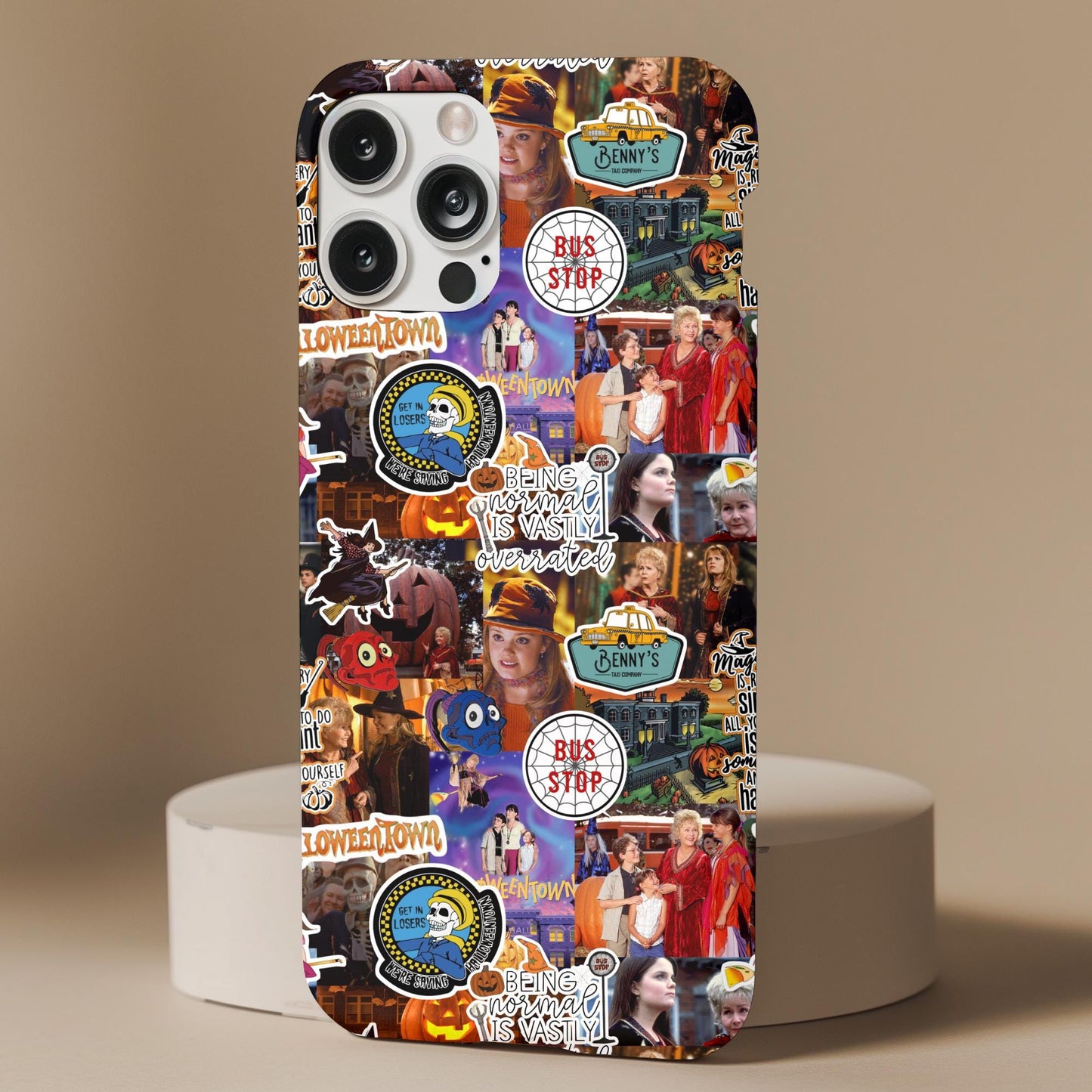 Halloweentown Stickers Collage Phone Case