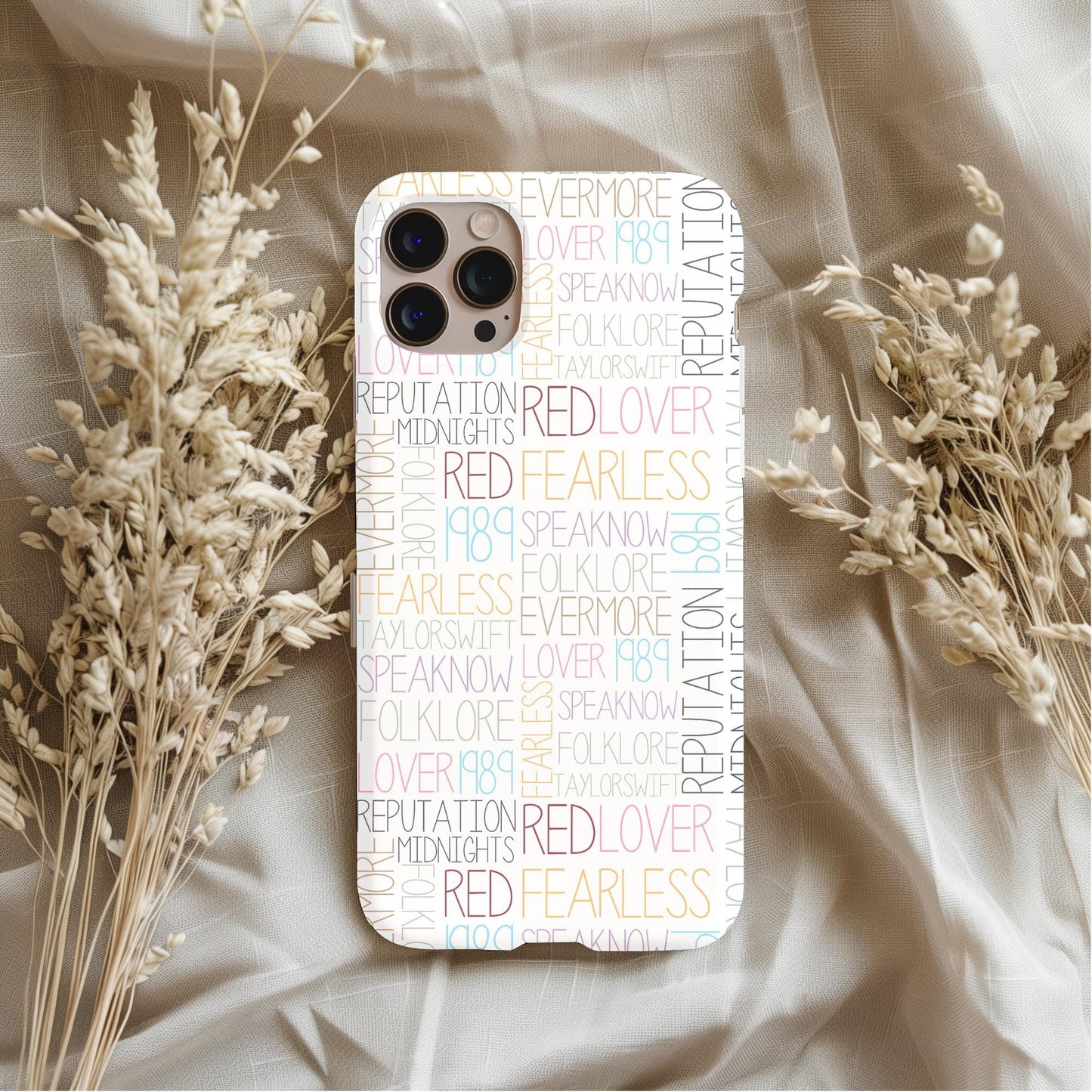 Taylor Swift Eras Words Phone Case