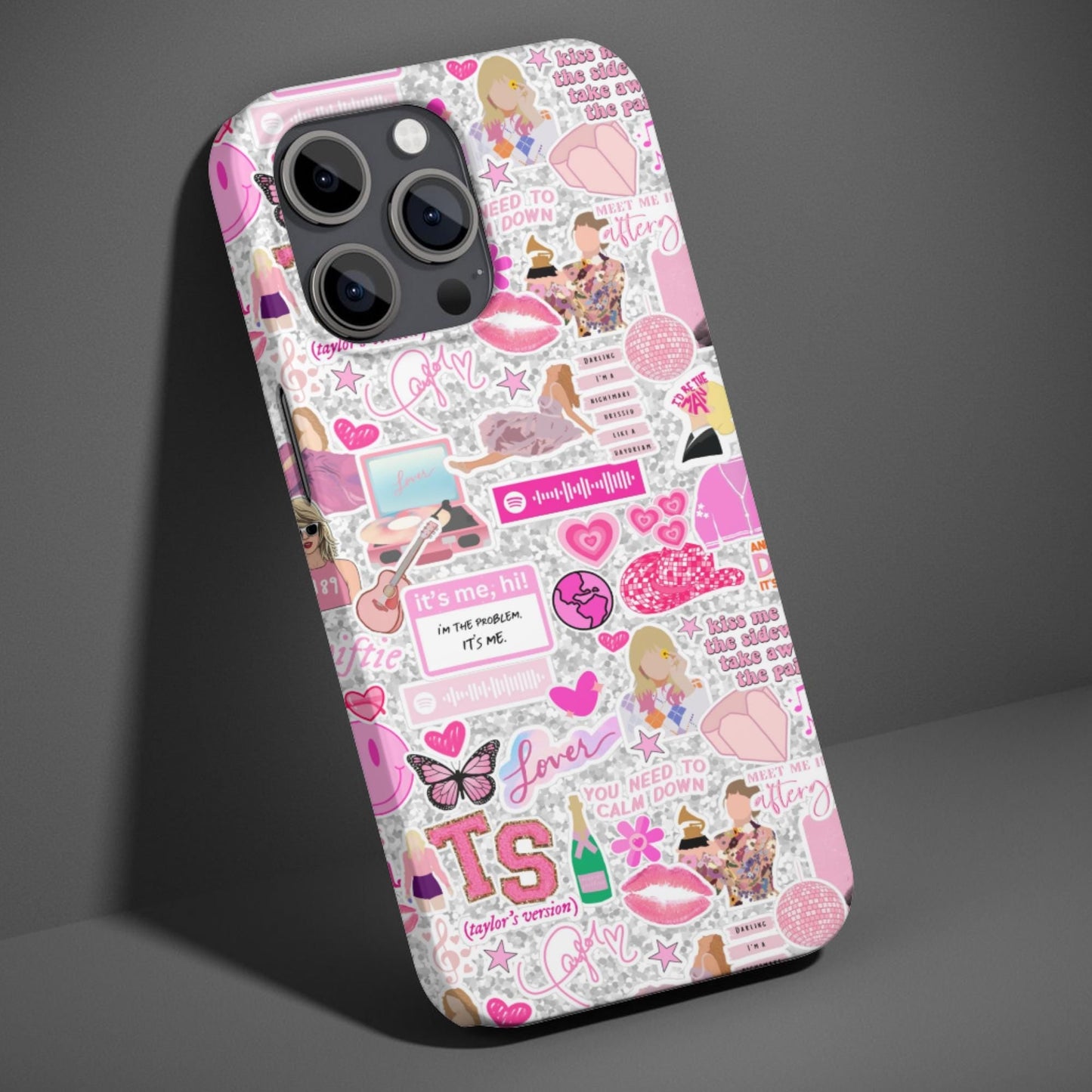 Taylor Swift Pink Icons Phone Case
