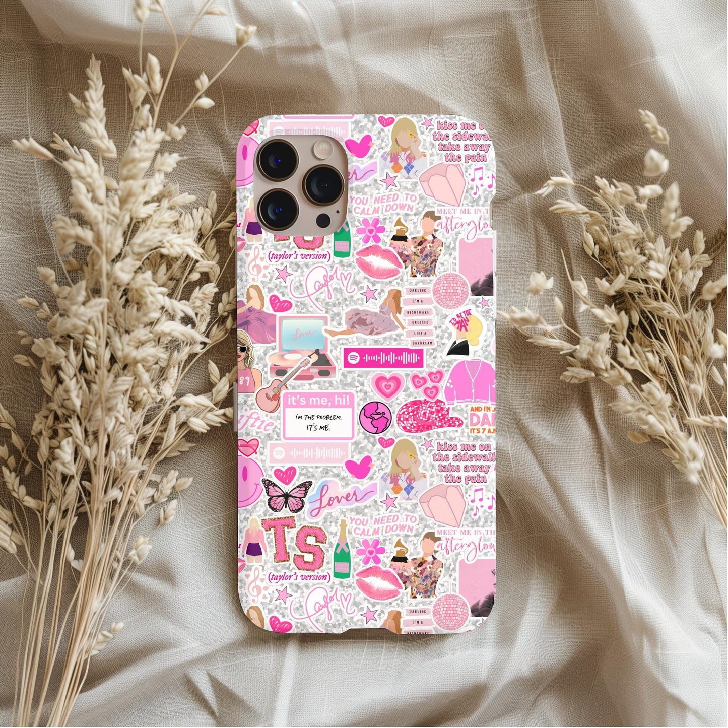 Taylor Swift Pink Icons Phone Case