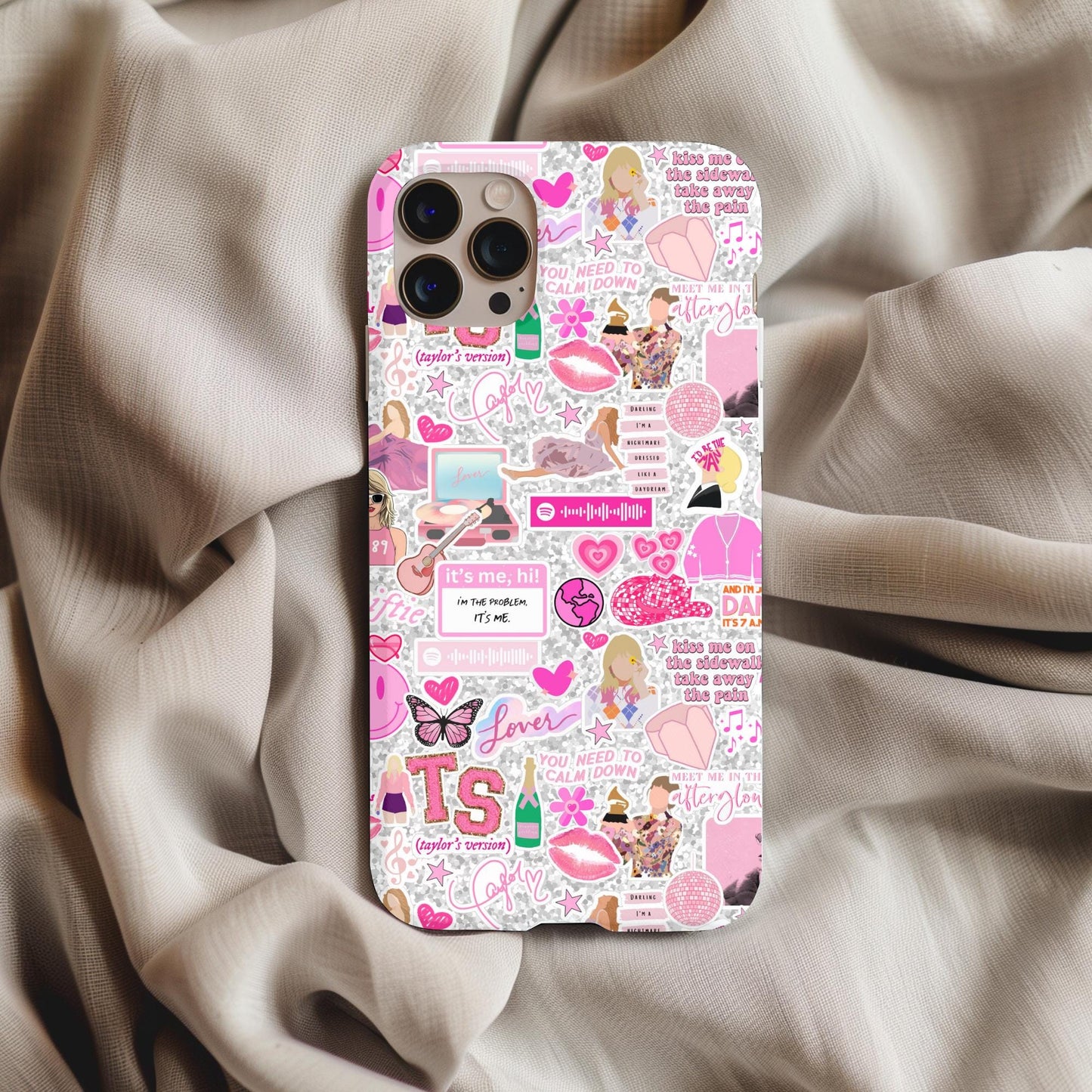 Taylor Swift Pink Icons Phone Case