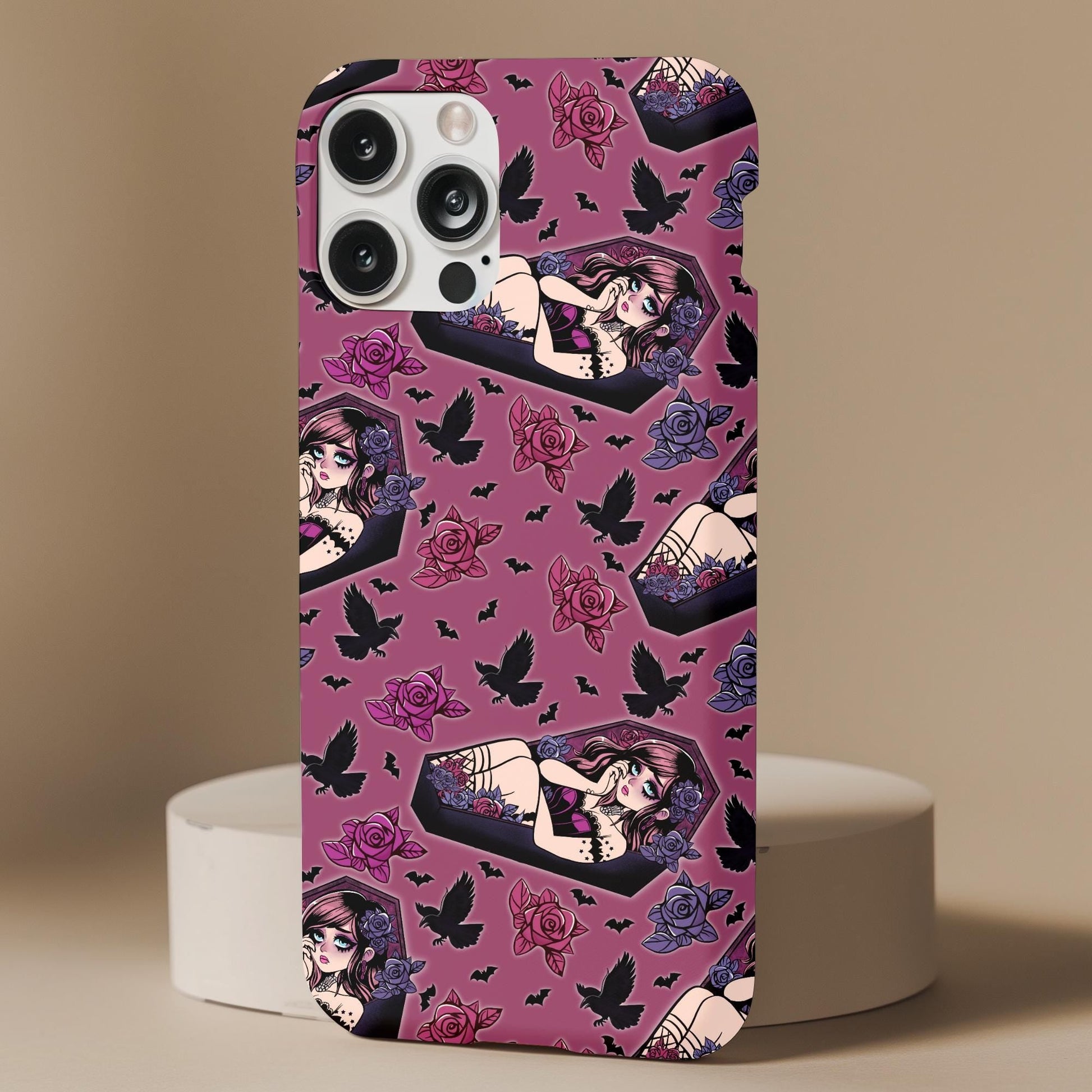 Goth Sad Girl Coffin Phone Case Seemingly Obsessed Goth Sad Girl Coffin Phone Case Seemingly Obsessed