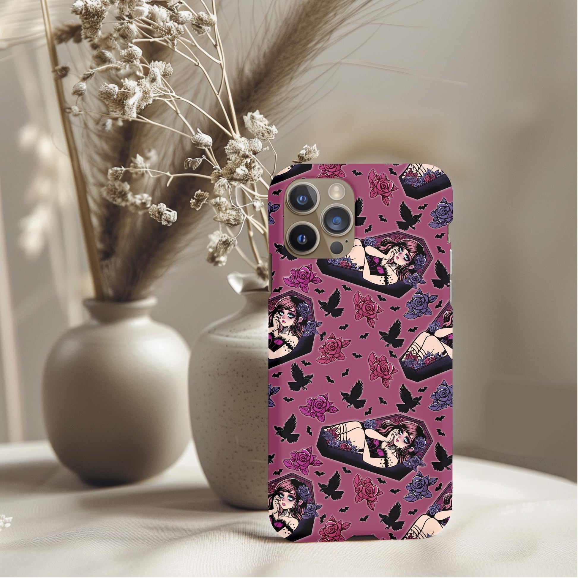 Goth Sad Girl Coffin Phone Case – Seemingly Obsessed Goth Sad Girl Coffin Phone Case – Seemingly Obsessed