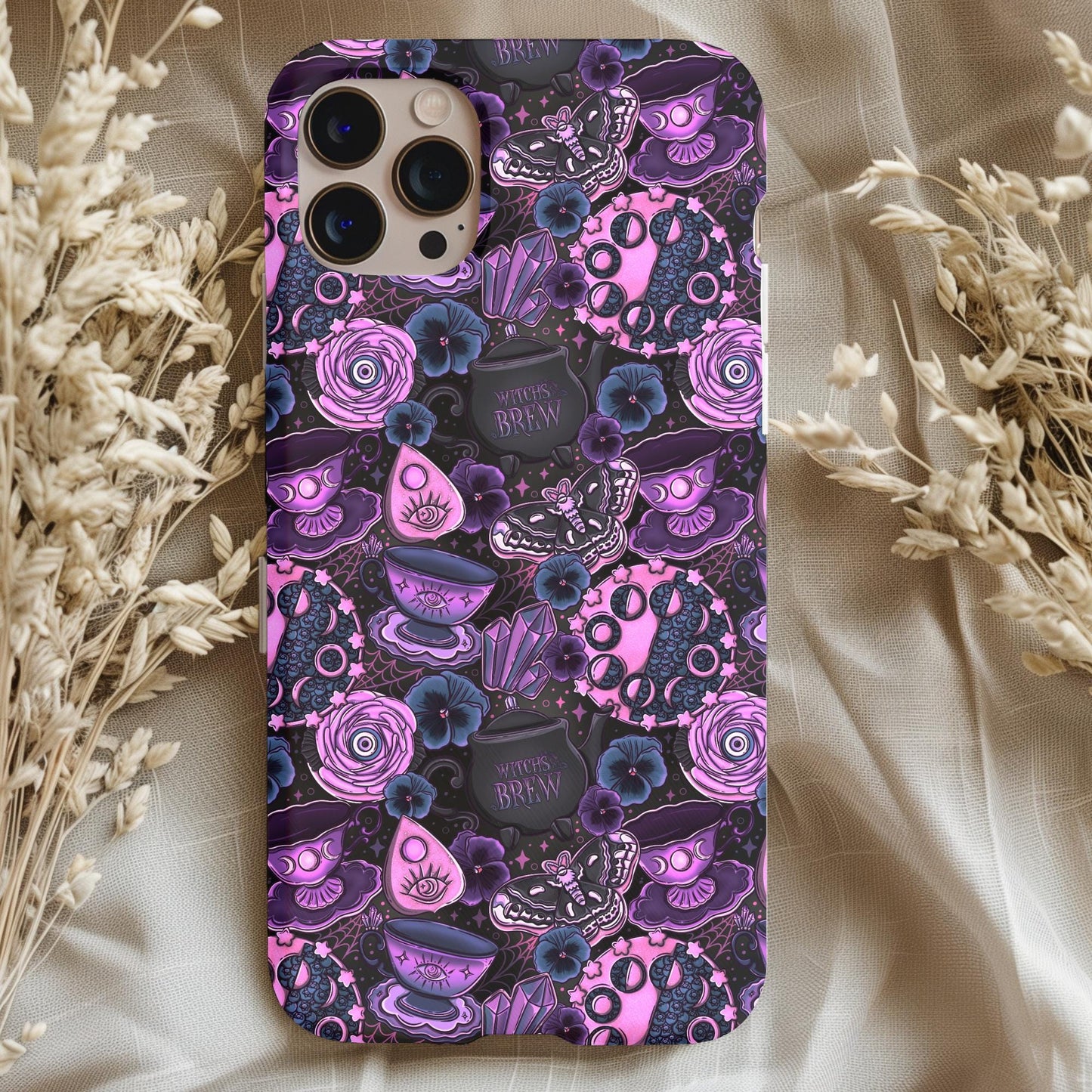 Witchy Celestial Tea Brew Phone Case