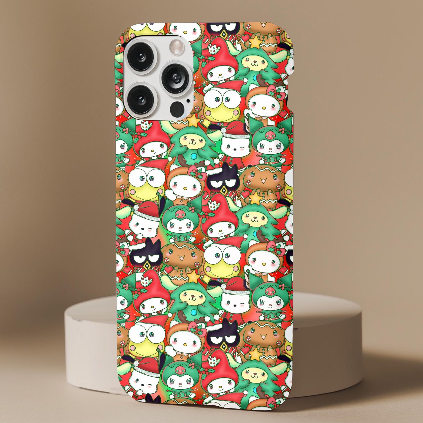 Christmas Kitty Anime Phone Case