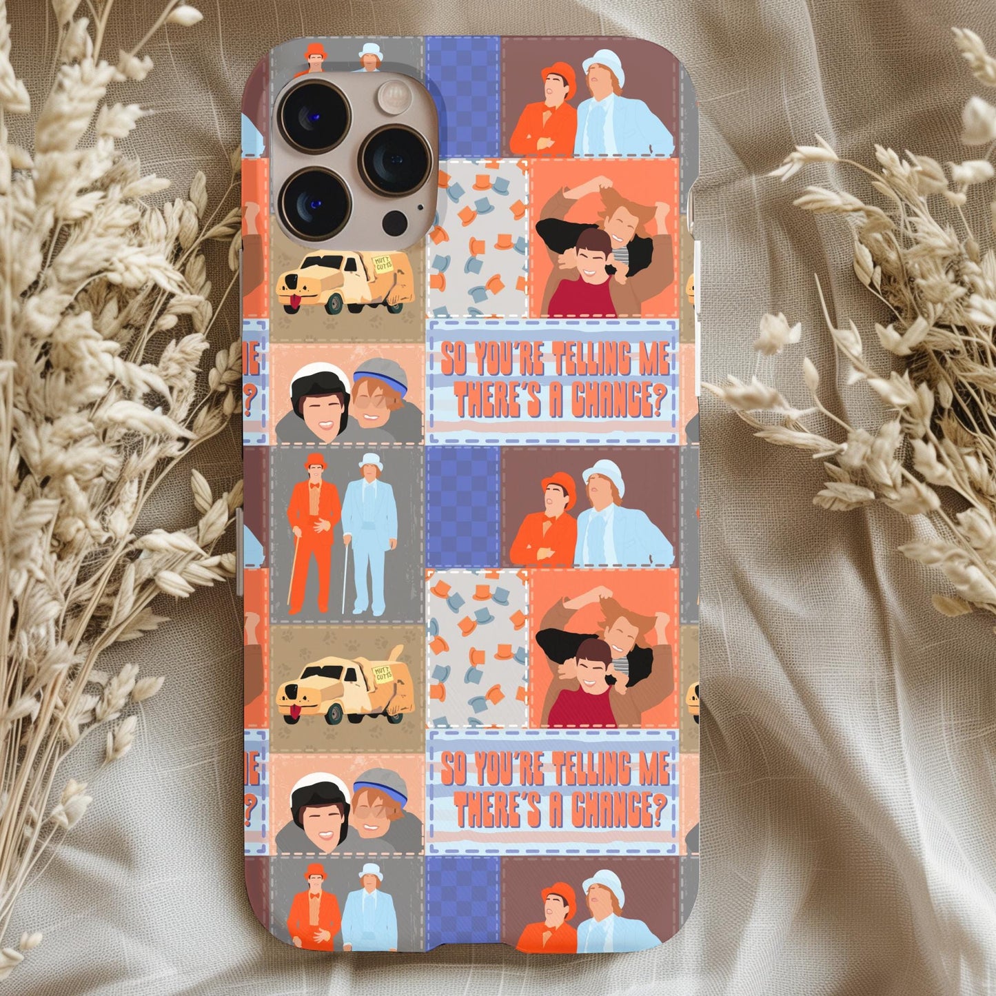 Dumb and Dumber Patchwork Phone Case