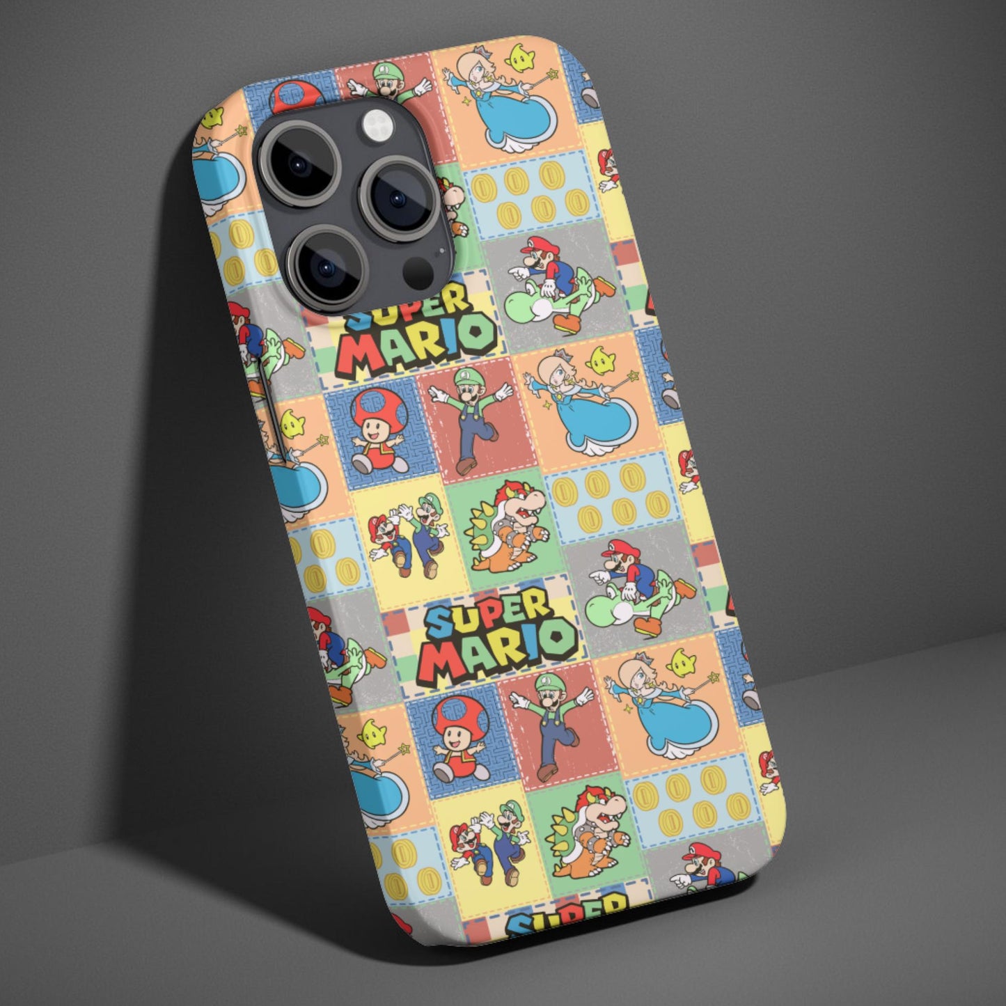 Super Mario Patchwork Phone Case