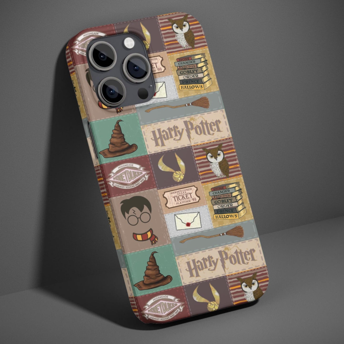 Wizard Potter Patchwork Phone Case