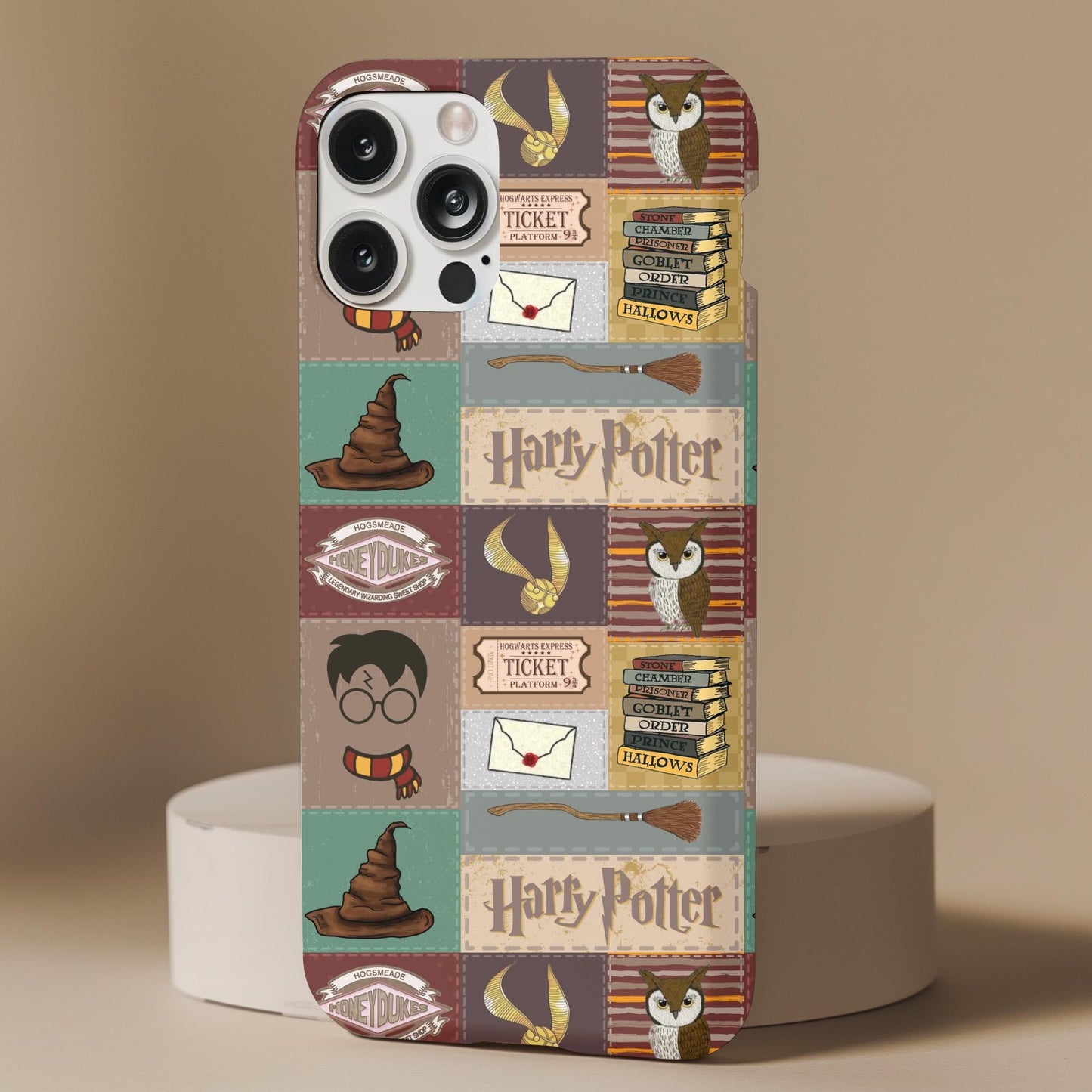 Wizard Potter Patchwork Phone Case