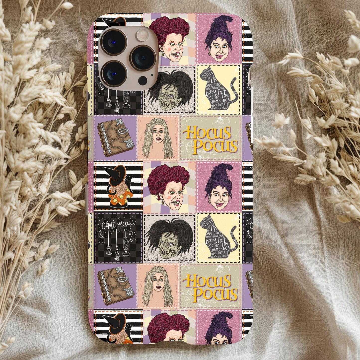 Hocus Pocus Patchwork Phone Case