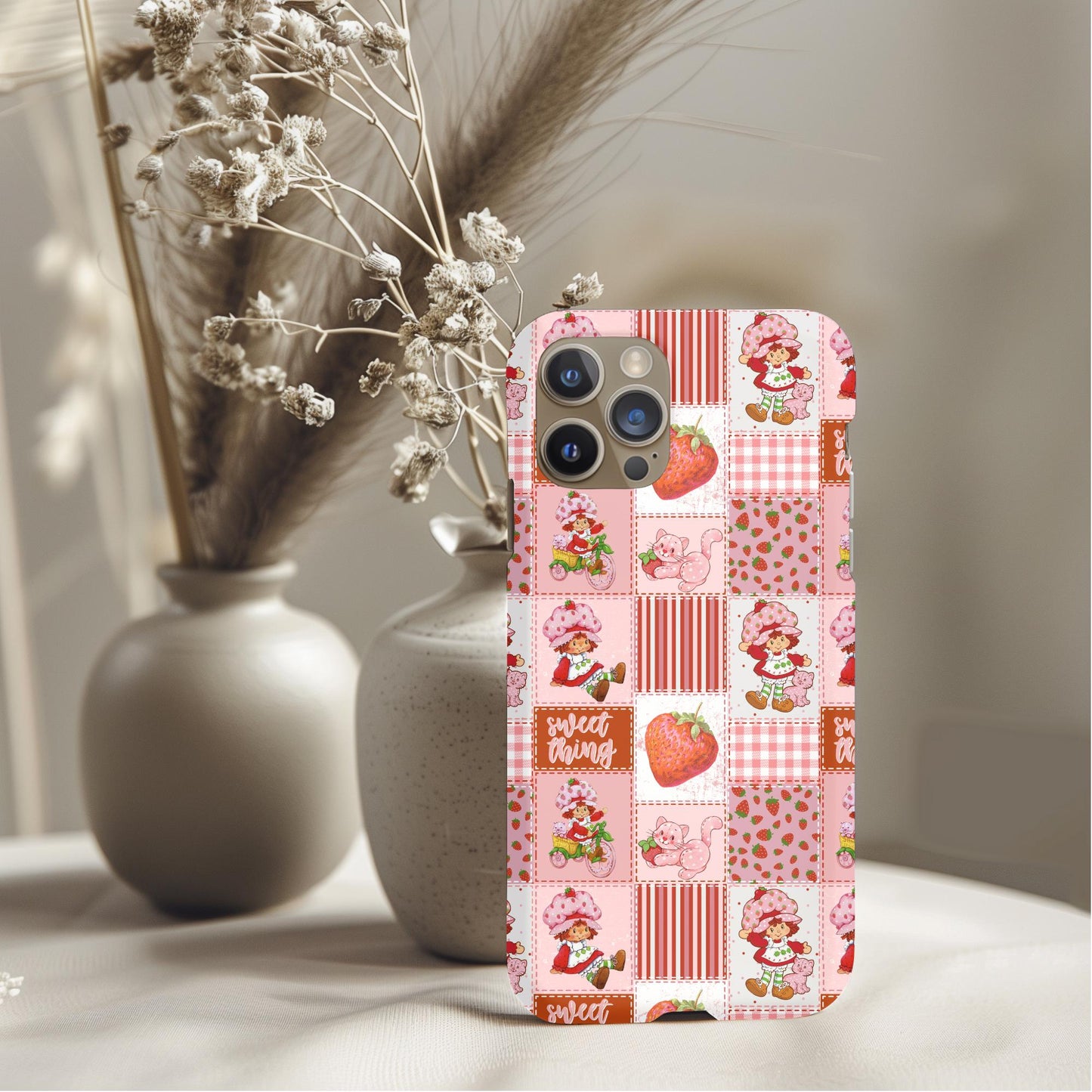 Nostalgic Strawberry Shortcake Phone Case